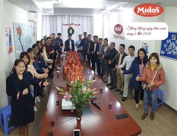 Khai xuân công ty Lê Minh _ nhãn hàng MIDASS