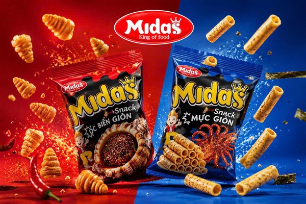 MIDASS Chính Thức Ra Mắt Bộ Đôi Snack Mới – Hương Vị Mới, Trải Nghiệm Ăn Vặt Thêm Trọn Vẹn