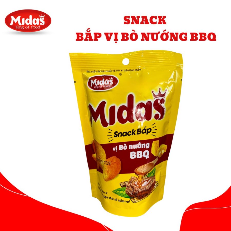 SNACK  BẮP VỊ BÒ NƯỚNG BBQ