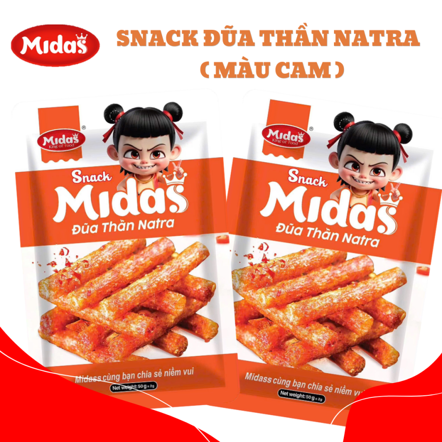 SNACK ĐŨA THẦN NATRA ( MÀU CAM)