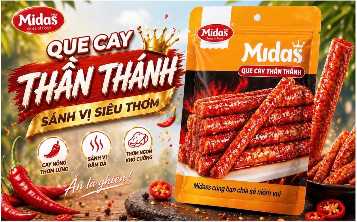 SNACK QUE CAY THẦN THÁNH