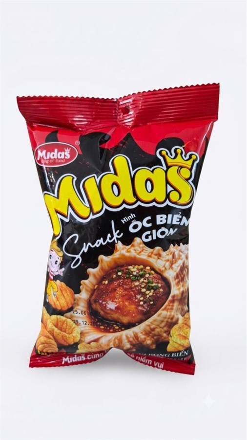 SNACK HÌNH ỐC BIỂN GIÒN