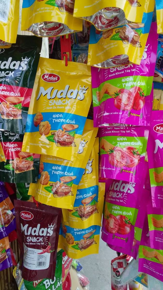 Snack khoai tây Midass có ngon không?